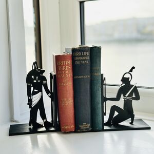 Ancient Egypt Anubis And Warrior Bookends