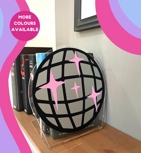 Disco Ball Acrylic Bookend Home Decor