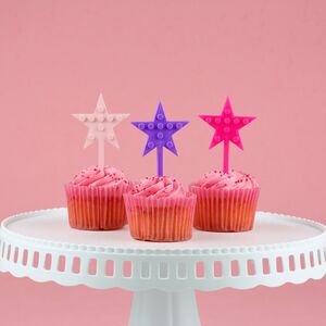 Lego Compatible Cupcake Stars