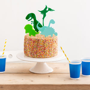 Mini Dinosaurs Party Cake Topper Collection
