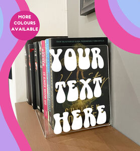 Personalised Custom Acrylic Bookend Home Decor