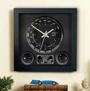 Personalised Hand Made Aston Martin Vanquish Wall Clock