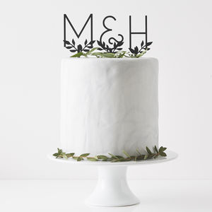 Personalised Letter Cake Topper