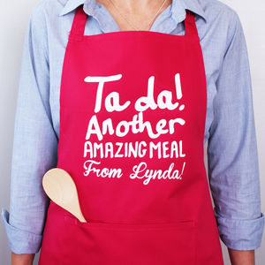 Personalised Ta Da! Another Amazing Meal Apron
