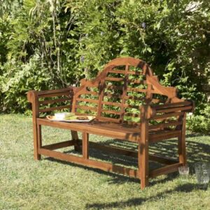 MAEVA - Sumatra garden bench in oiled teak wood MAEVA - Sumatra garden bench in oiled teak wood